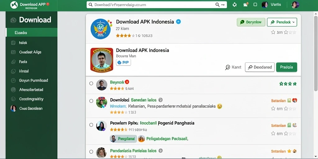 Tampilan antarmuka yang modern dan menarik.