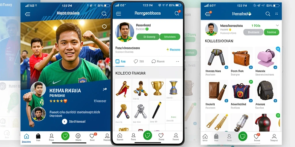 Tampilan antarmuka yang intuitif dan menarik.