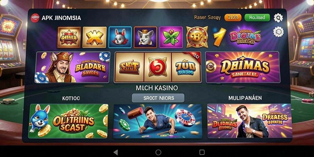 Tampilan antarmuka GOLTOGEL yang menarik dan intuitif.