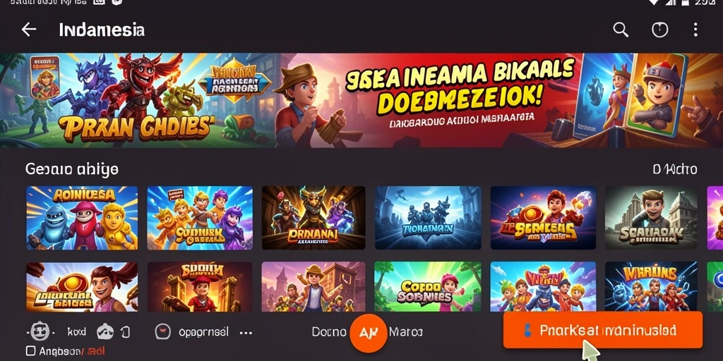 Tampilan karakter yang unik dan menarik.