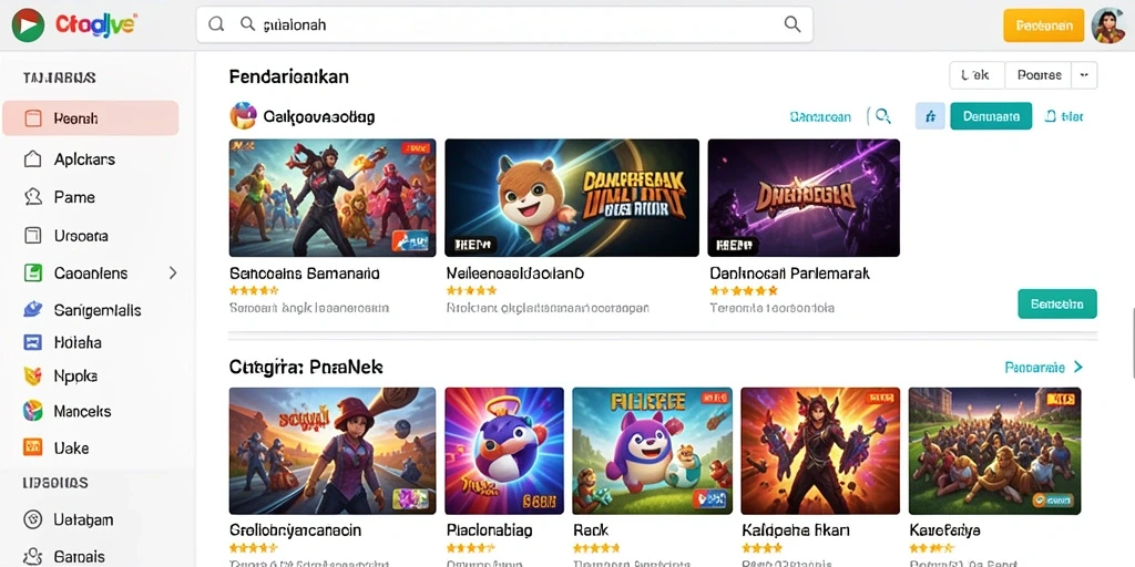 Tampilan antarmuka yang ramah pengguna dan menarik.