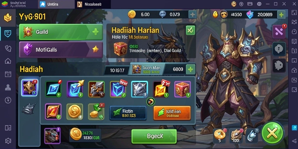 Tangkapan layar menunjukkan grafis menawan dalam SUPER805.