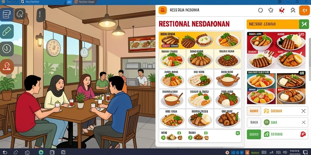 Tampilan utama aplikasi UDINTOGEL yang menarik.