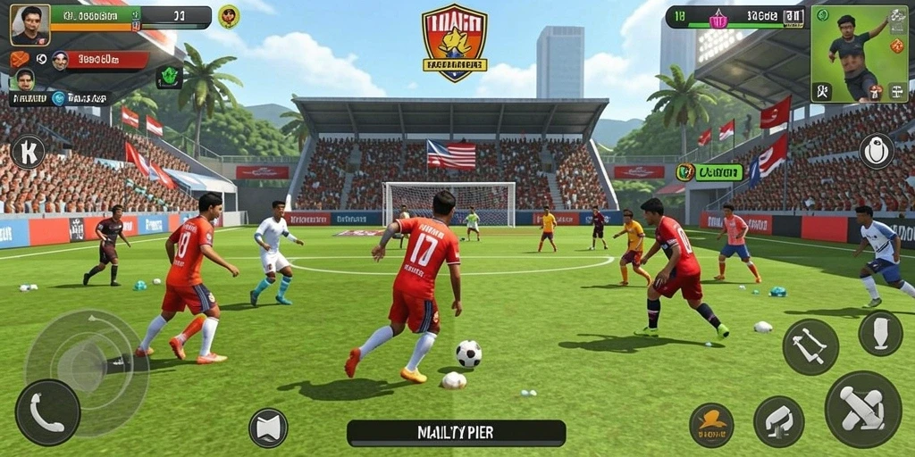 Tangkapan layar menunjukkan grafis yang memukau dan gameplay yang menarik.